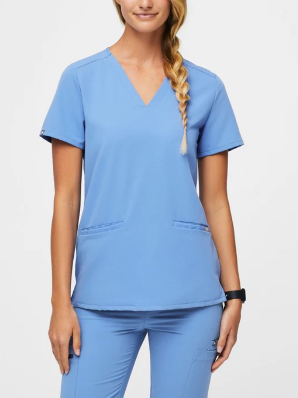 Casma Three-Pocket Figs Scrub Top